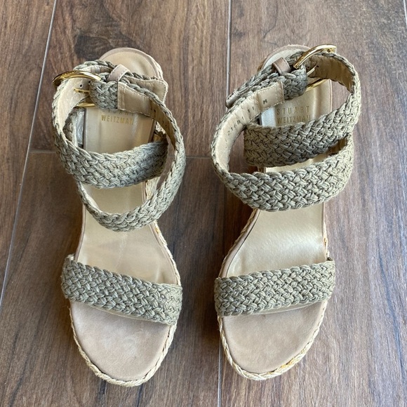 Stuart Weitzman Alex Wedge Sandals - Picture 2 of 10